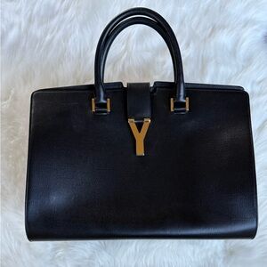 Yves Saint Laurent Classic Y Cabas Tote Handbag